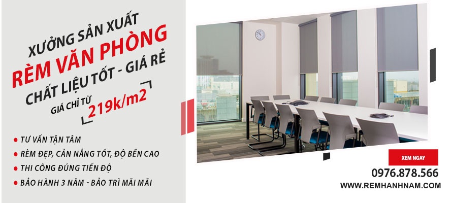 Xưởng sản xuất rèm văn phòng - Chất liệu tốt giá rẻ