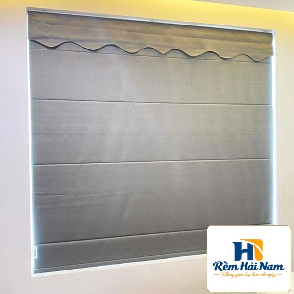Rèm Cửa Roman Xẻ Quạt Mẫu Đẹp Cho Gia Đình