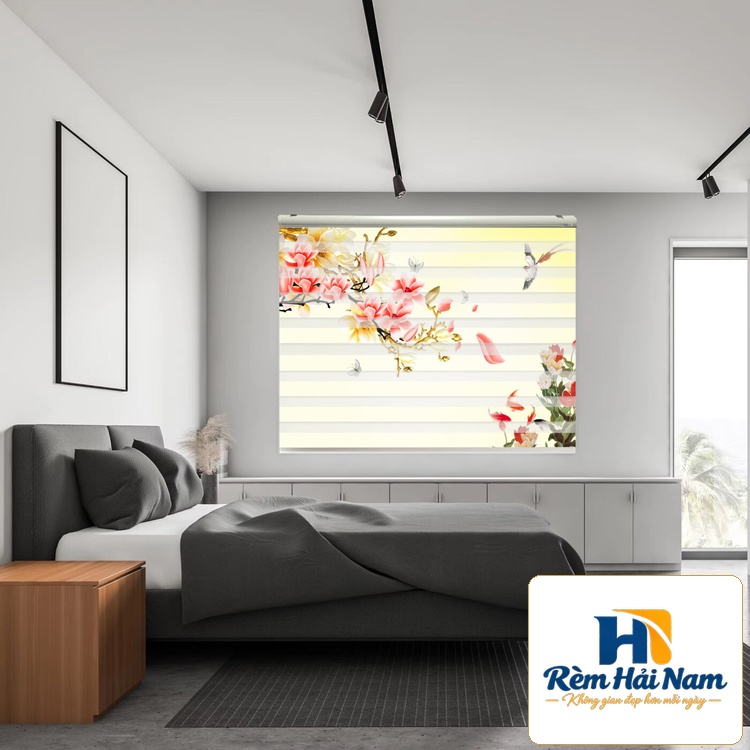 Rèm cầu vồng in tranh RCVI – 128