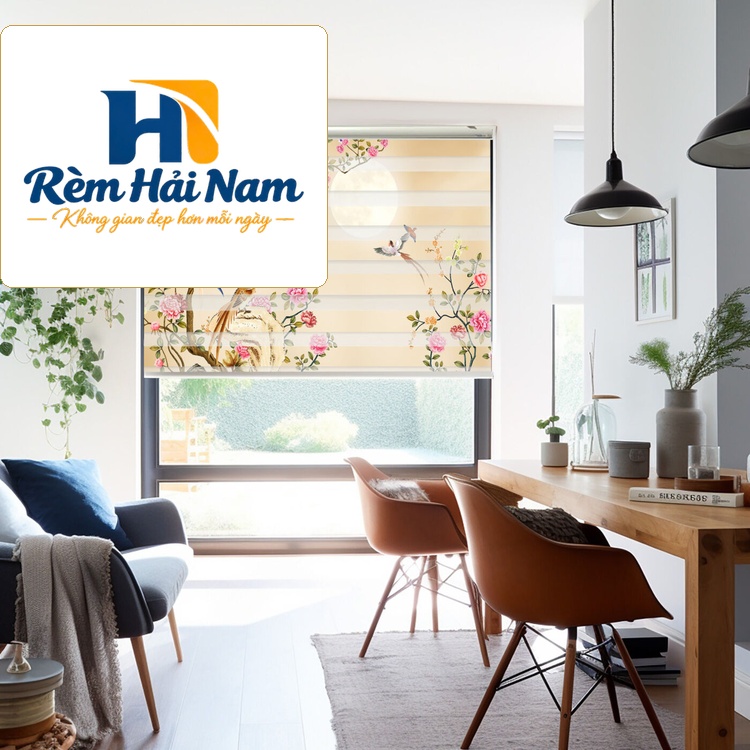 Rèm cầu vồng in tranh RCVI – 129