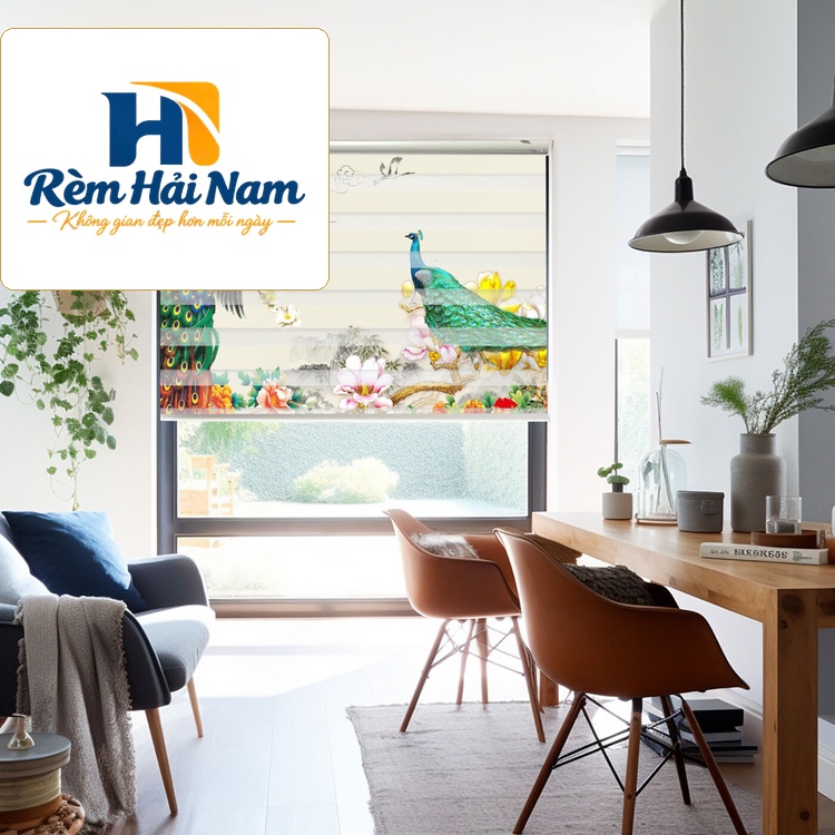 Rèm cầu vồng in tranh RCVI – 130