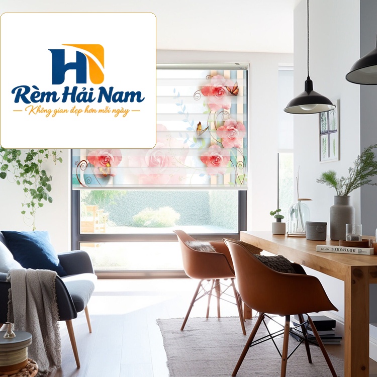 Rèm cầu vồng in tranh RCVI – 133