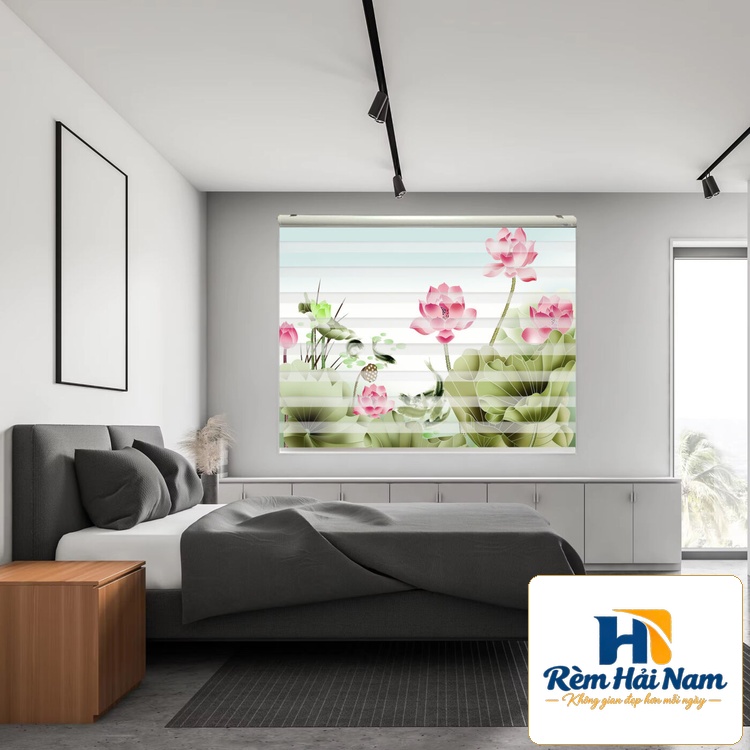 Rèm cầu vồng in tranh RCVI – 135