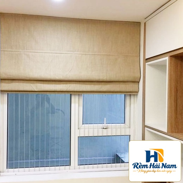 Màn Roman Xẻ Quạt Cho Phòng Khách