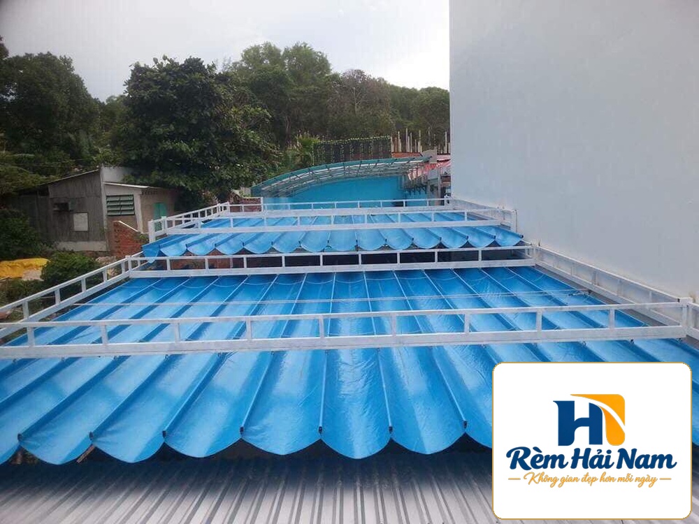 Bạt trần xếp lớp tự động – Tải trọng tối đa 150m2