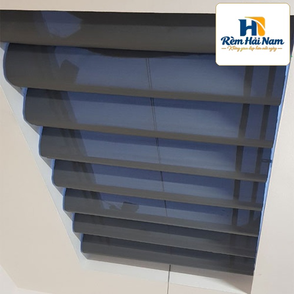 Rèm trần xếp lớp tự động – 2 Ray 2 động cơ chính phụ – Trên 10m2