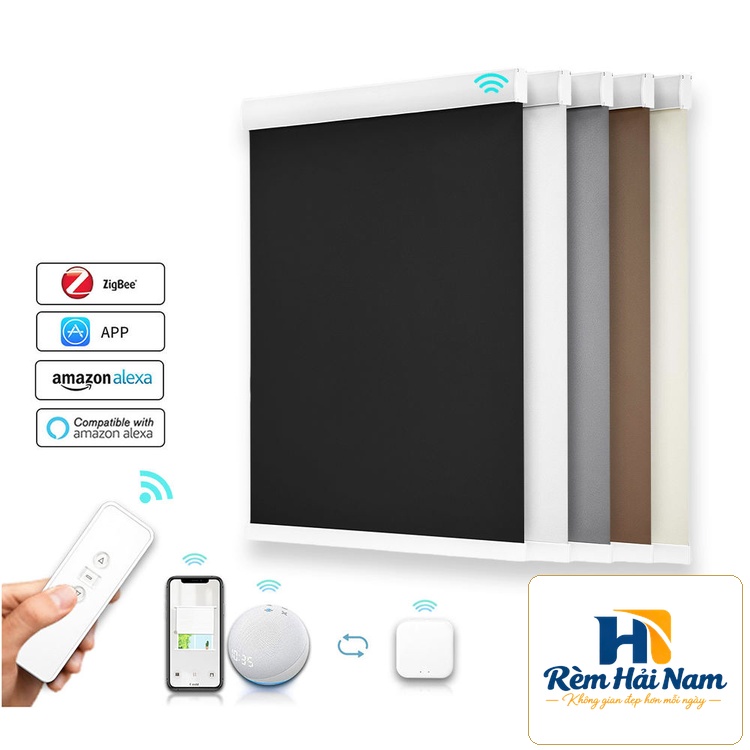 Rèm vải cuốn tự động mã Mã Deluxe | Động cơ rèm MA35Q6028