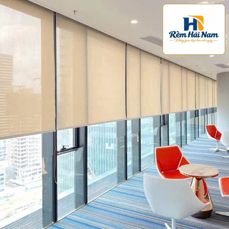Rèm cửa cuốn văn phòng – Cản nắng tốt – Giá xưởng