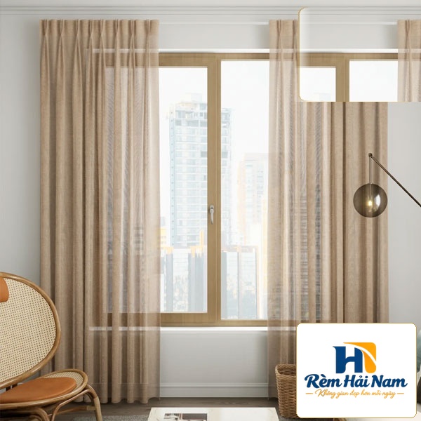 Rèm cửa sổ vải voan đẹp giá rẻ HNV33