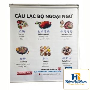 Rèm Cuốn In Logo – Thiết Kế Và Lắp Đặt Trọn Gói