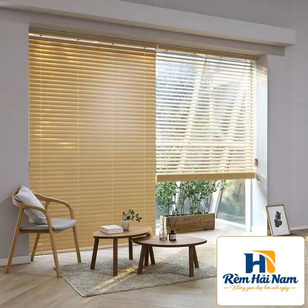 Rèm gỗ bản 3.5cm hệ 1 dây mã SKK02