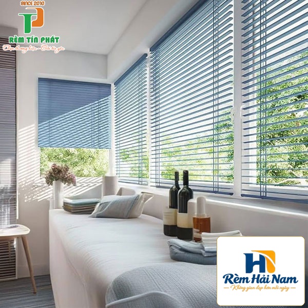 Rèm sáo nhôm bản 2.5cm – Hệ 2 dây – mã ST48