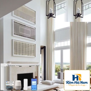Rèm vải tự động Hàn Quốc Mã Thor | Động cơ rèm Modero mã MD50UQ1214-W (Wifi)