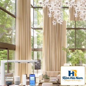 Rèm vải tự động Hàn Quốc Mã Tina | Động cơ rèm Modero mã MD50UQ1214-W (Wifi)
