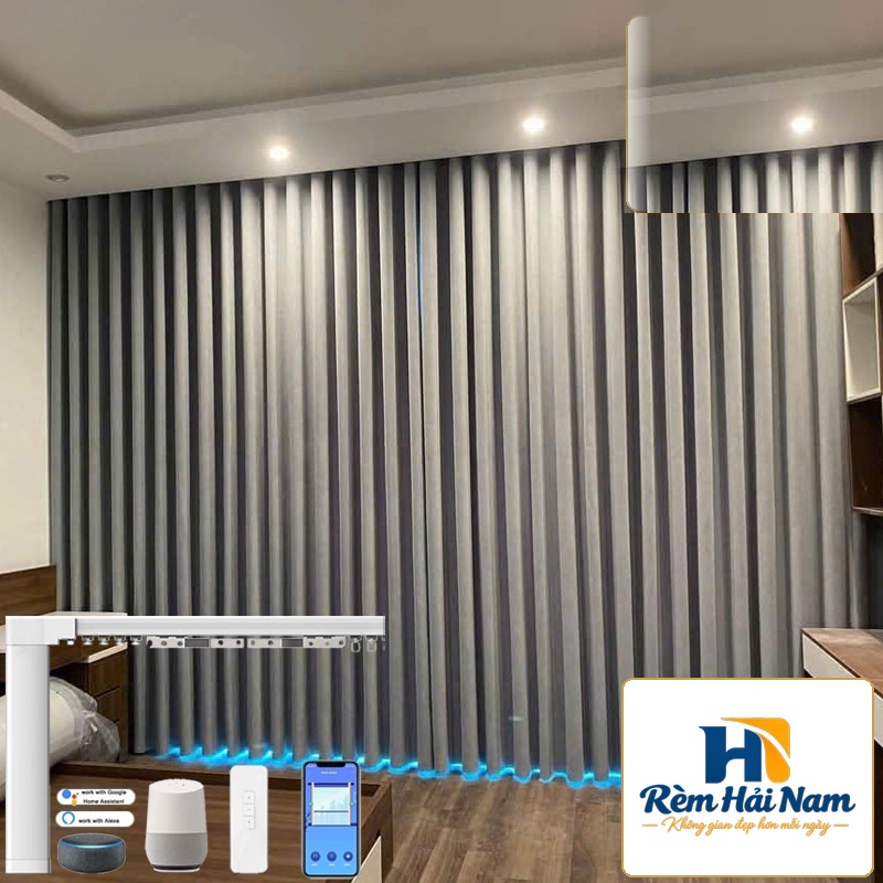 Rèm vải tự động Nhật Bản Mã Arena | Động cơ rèm Modero mã MD50UQ1214-W (Wifi)